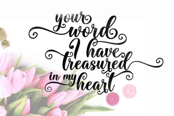 Shimory Font PNG with transparent background - Preview 4
