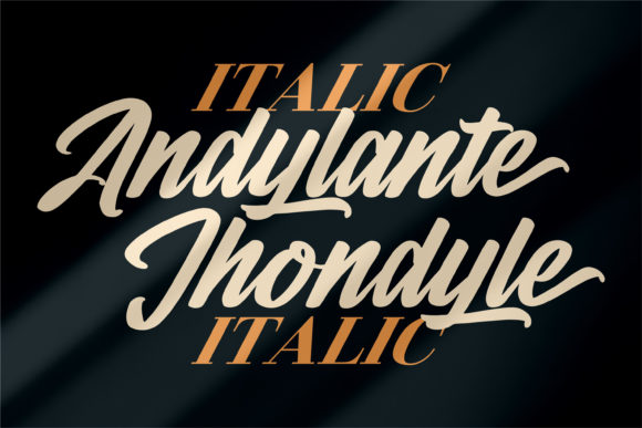 Andylante Jhondyle Font - Preview 1