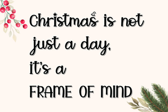 Christmas Energy Font - Preview 1