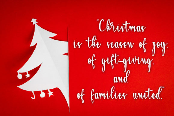 Christmas Joyday Font - Preview 1