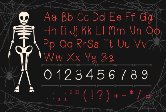 Ghost Bone Font - Preview 1