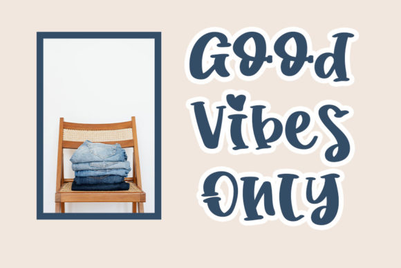 Groovy Silhouette Font PNG with transparent background - Preview 1