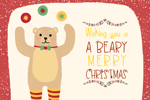 Merry Gift Font PNG with transparent background - Preview 1