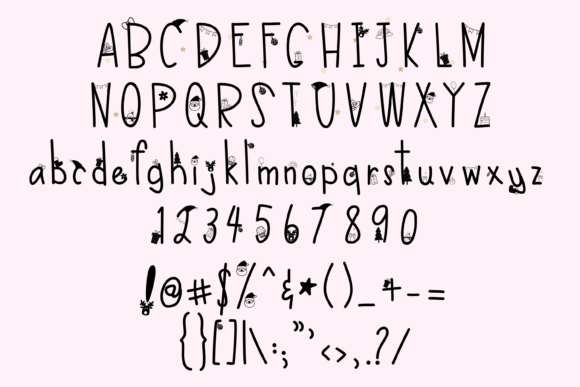 Merry Gift Font PNG with transparent background - Preview 5