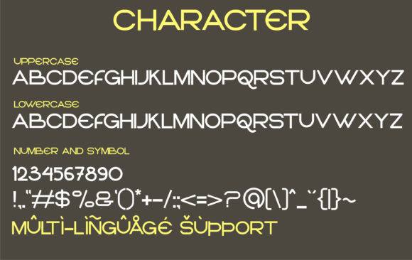 Notoch Font PNG with transparent background - Preview 2