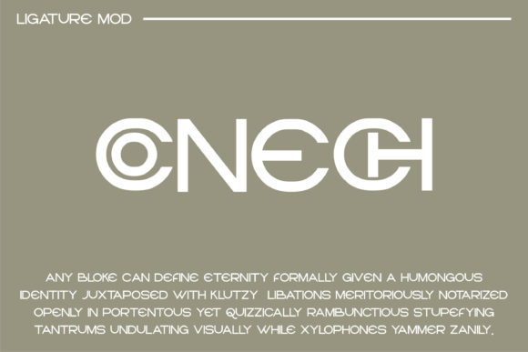 Notoch Font PNG with transparent background - Preview 6