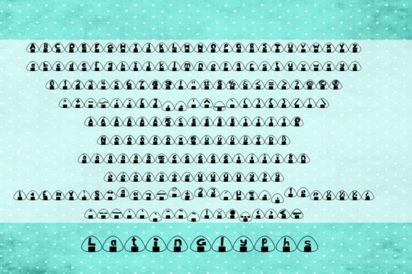 Onigiri Font PNG with transparent background - Preview 1