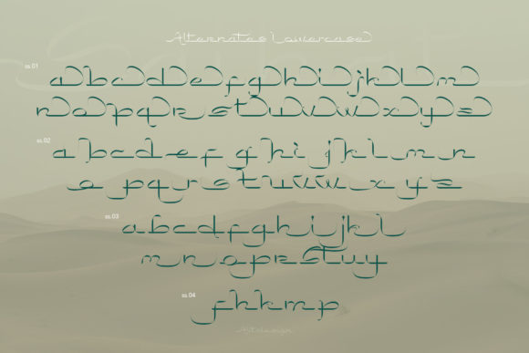 Saihat Font PNG with transparent background - Preview 3