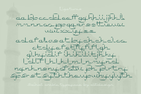 Saihat Font PNG with transparent background - Preview 4