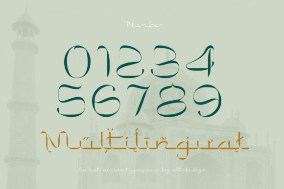 Saihat Font PNG with transparent background - Preview 5