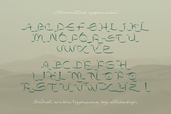 Saihat Font PNG with transparent background - Preview 6