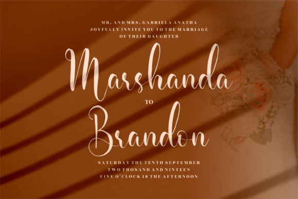 Melinda Amatha Font PNG with transparent background - Preview 3