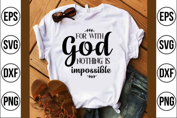 For with god nothing is impossible