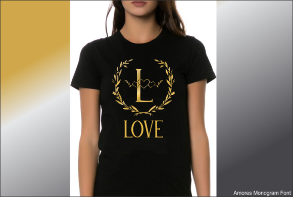 Amores Monogram Font - Preview 2