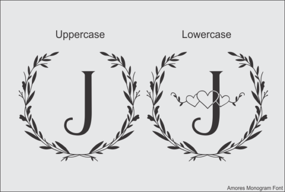 Amores Monogram Font - Preview 4