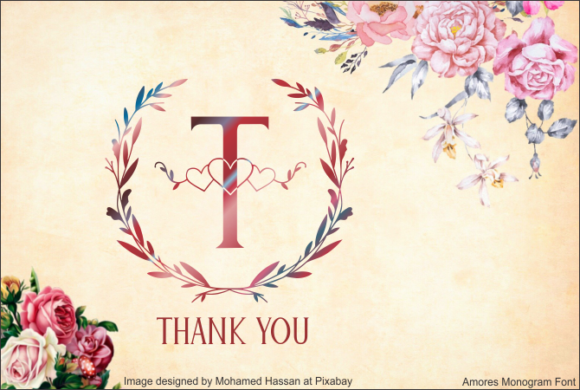 Amores Monogram Font - Preview 5