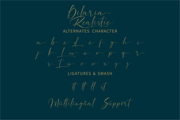 Bilaria Realistic Font - Preview 2