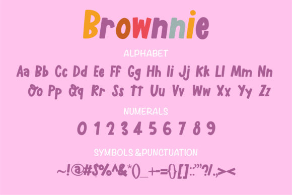 Brownie Font - Preview 1