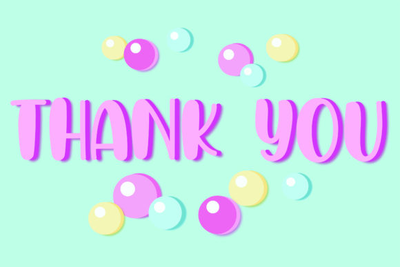Bubble Gum Font - Preview 4