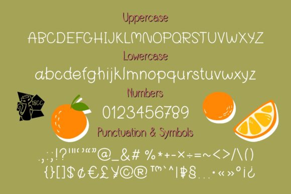 Citrus Font - Preview 1