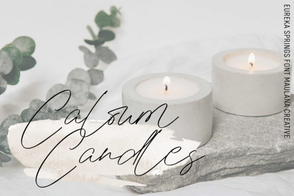 Eureka Spring Font PNG with transparent background - Preview 1
