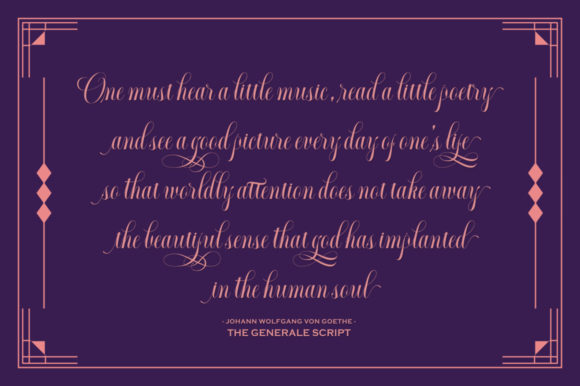 Generale Script Font - Preview 3