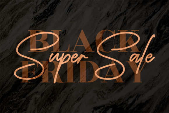 Monoline Signature Font PNG with transparent background - Preview 3