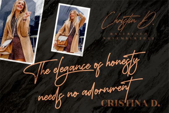 Monoline Signature Font PNG with transparent background - Preview 4