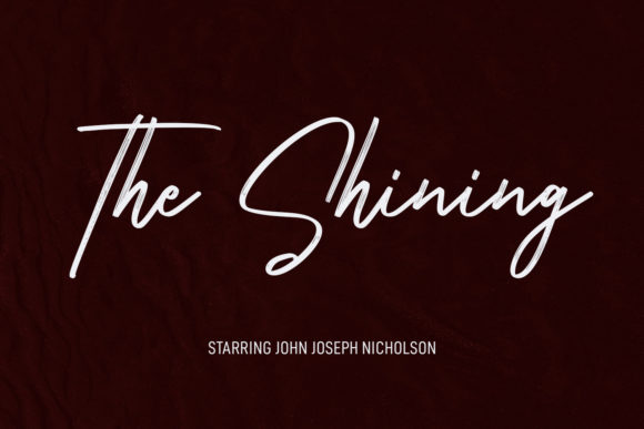 Rottens Signature Font PNG with transparent background - Preview 2