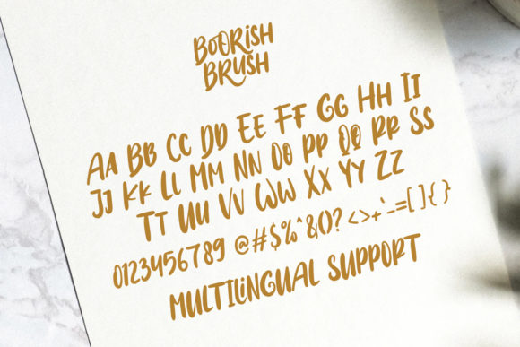 Boorish Brush Font - Preview 6