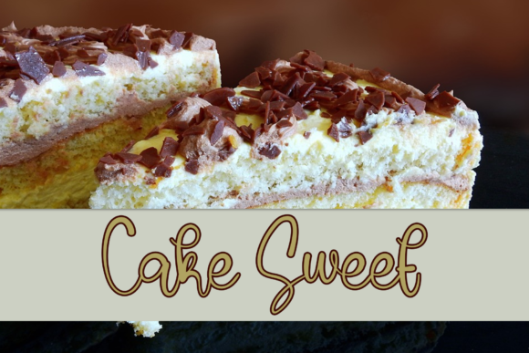 Butter Cake Font - Preview 2