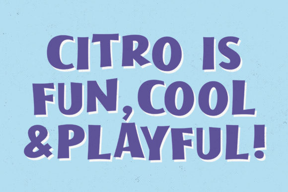 Citro Font - Preview 2