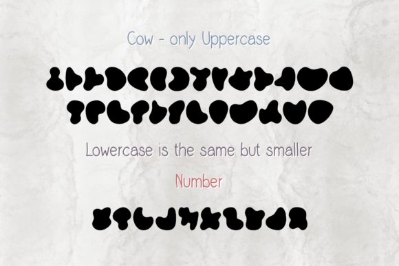 Cow Font - Preview 2