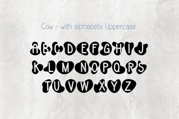 Cow Font - Preview 3