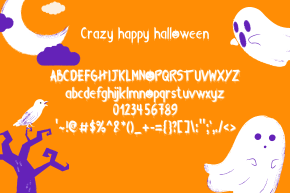 Crazy Happy Halloween Font - Preview 2