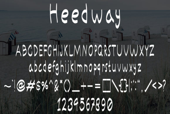 Heedway Font PNG with transparent background - Preview 4