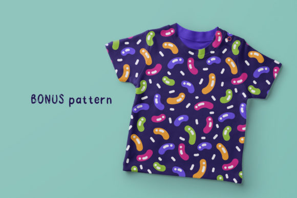 Jelly Sticks Font PNG with transparent background - Preview 3