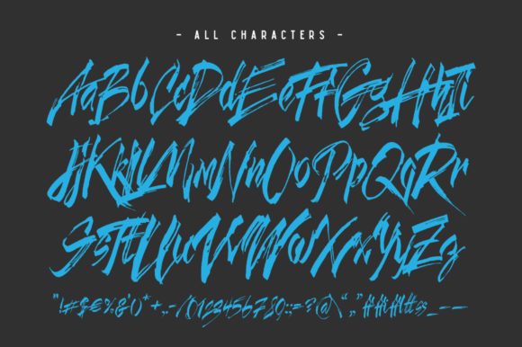 Little Mess Font PNG with transparent background - Preview 1