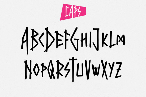 Misfit Font PNG with transparent background - Preview 1