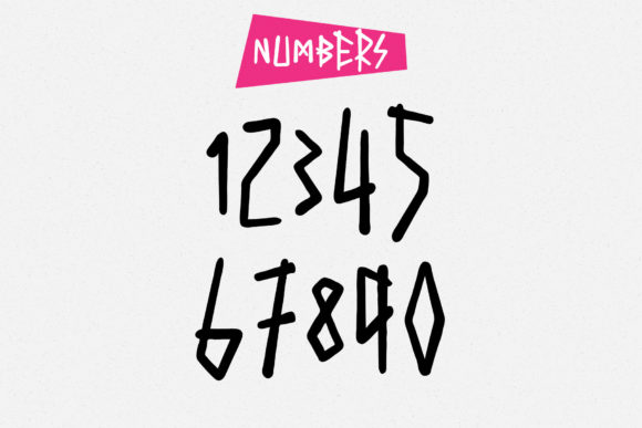 Misfit Font PNG with transparent background - Preview 5