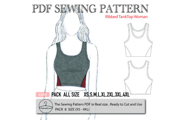 Ribbed Tank Top Woman
