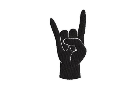 Rock on Hand Sign