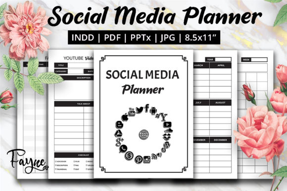Social Media Planner | KDP Template