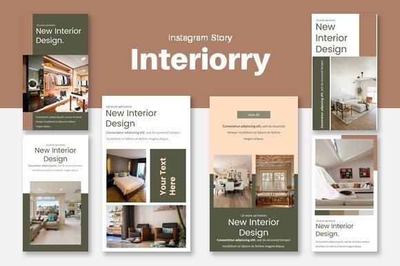 Template Instagram Interiorry Graphics
