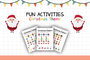 Worksheet Christmas Pattern for Kids