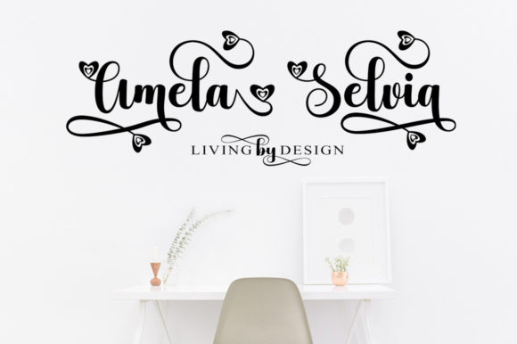Agustine Script Font - Preview 2
