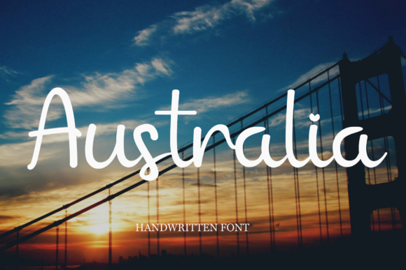 Australia Font - Preview 1