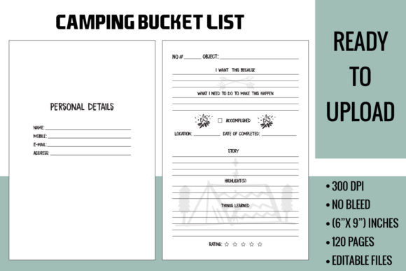 Camping Bucket List KDP Interior
