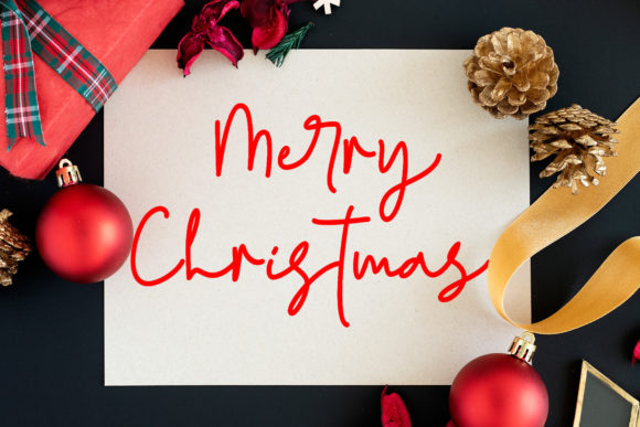 Christmas Letter Font - Preview 3