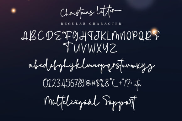 Christmas Letter Font - Preview 6